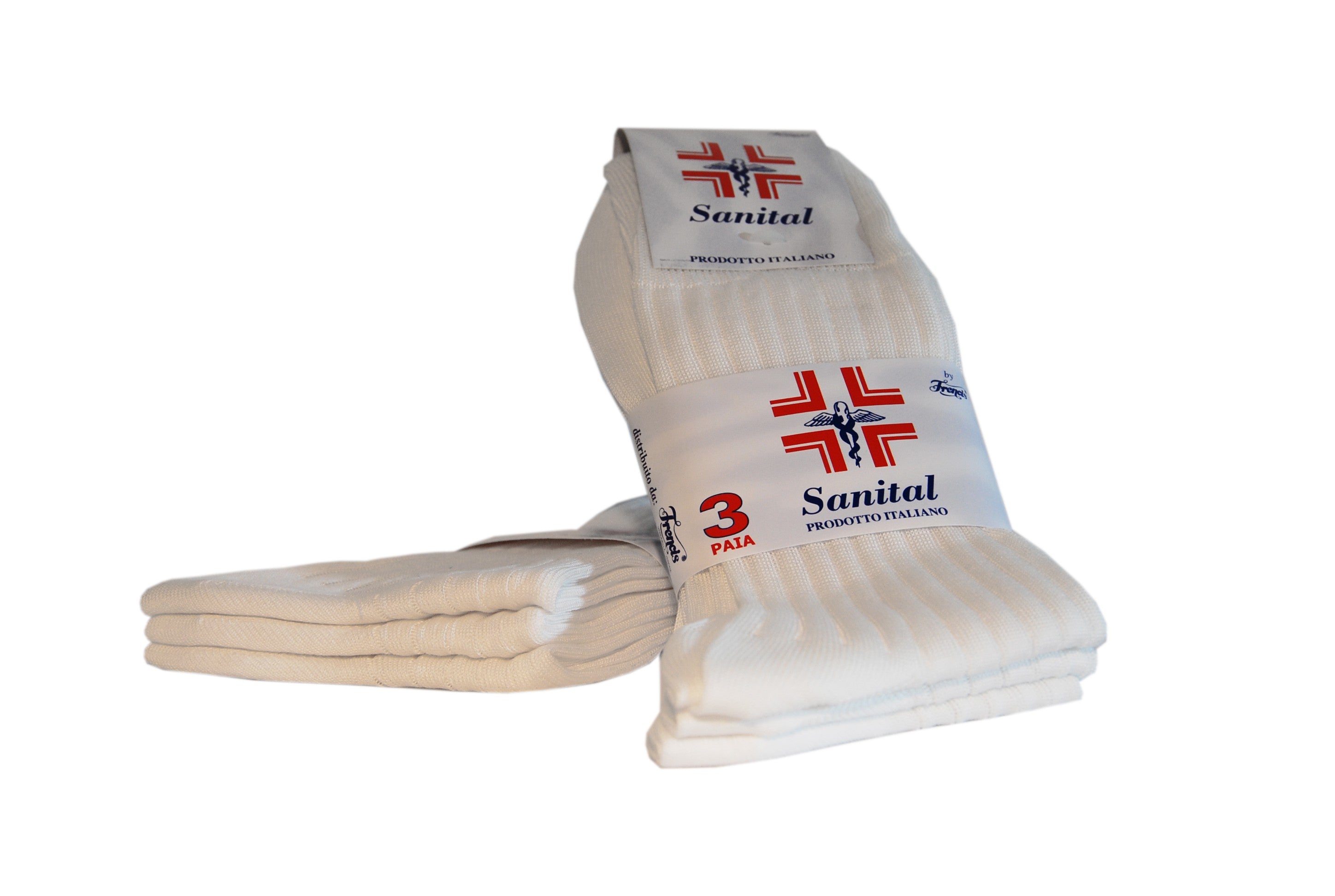 6 Paia di Calzini sanitari uomo con elastico extra-morbido, in 100% filo di scozia, per diabetici