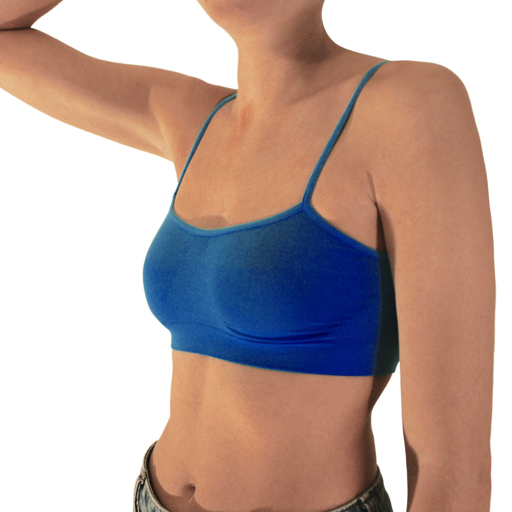 Brassiere Donna a Spalla Stretta in Microfibra, tantissimi colori disponibili