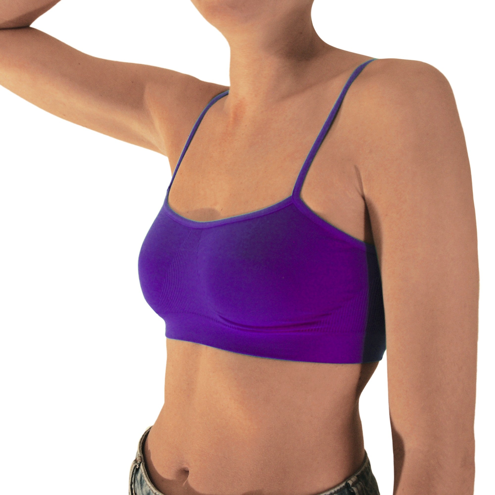 Brassiere Donna a Spalla Stretta in Microfibra, tantissimi colori disponibili