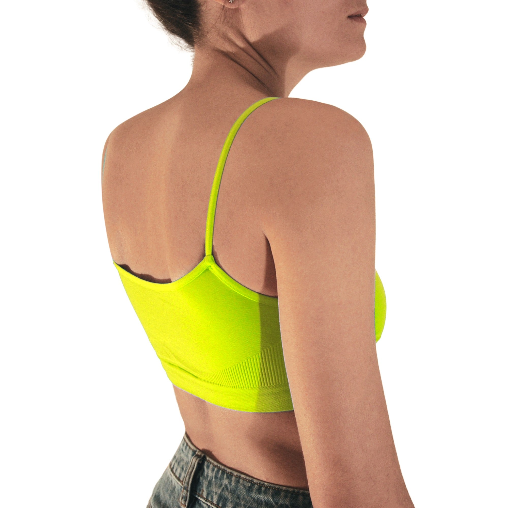 Brassiere Donna a Spalla Stretta in Microfibra, tantissimi colori disponibili