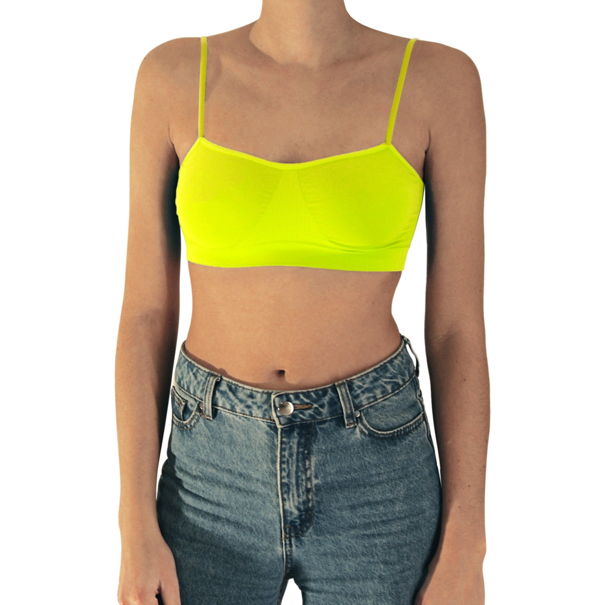 Brassiere Donna a Spalla Stretta in Microfibra, tantissimi colori disponibili