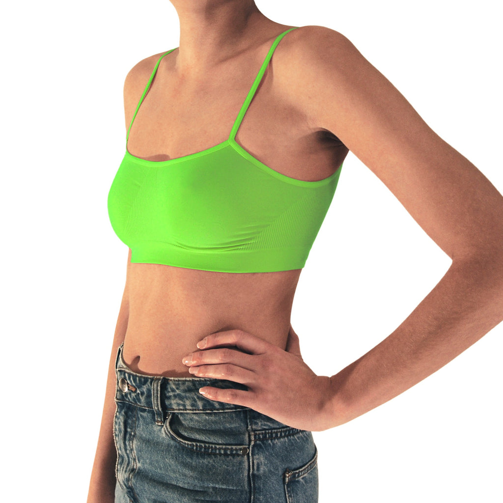Brassiere Donna a Spalla Stretta in Microfibra, tantissimi colori disponibili