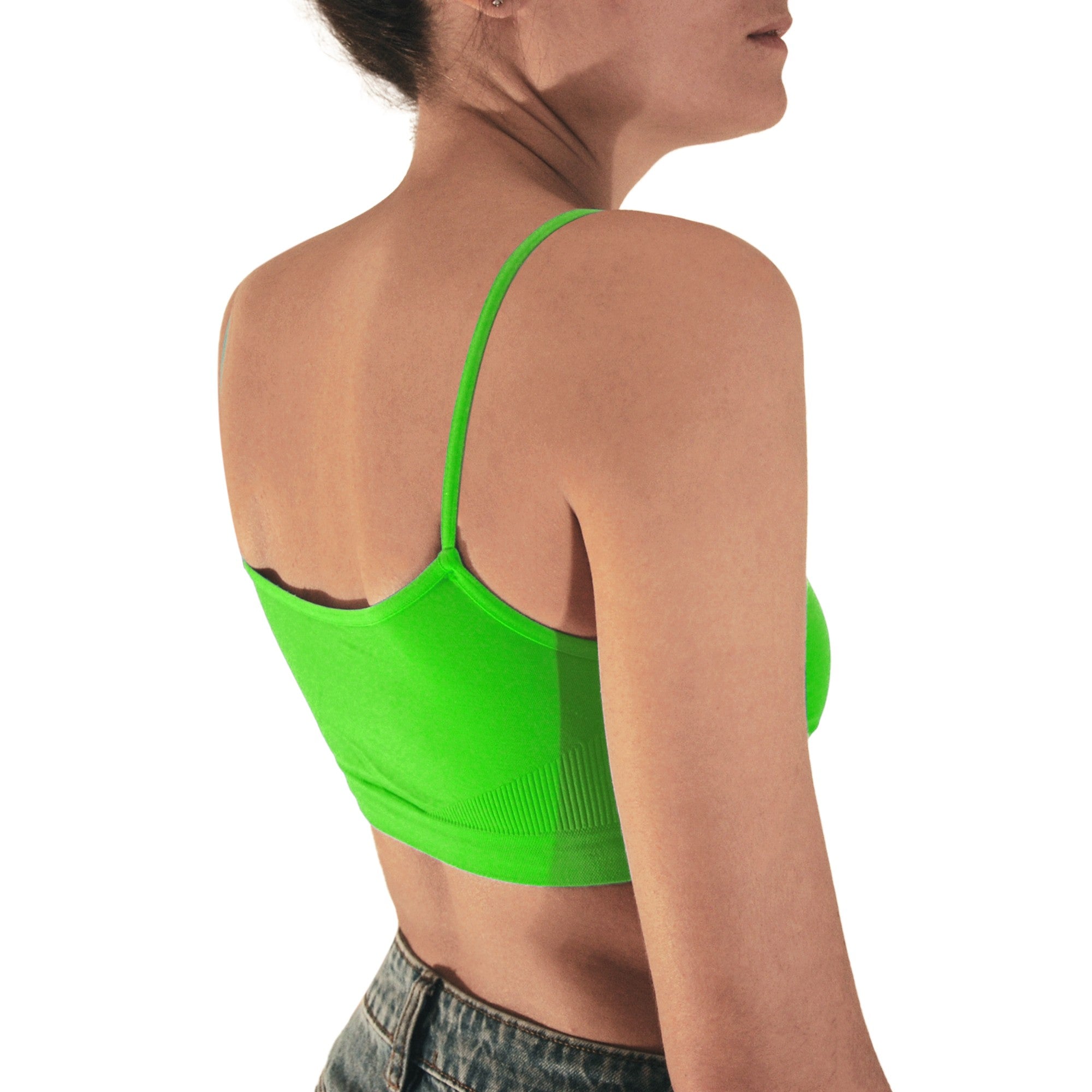 Brassiere Donna a Spalla Stretta in Microfibra, tantissimi colori disponibili