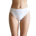 3 pz Slip Vita Media da Donna in Microfibra, colore bianco, nero e nudo