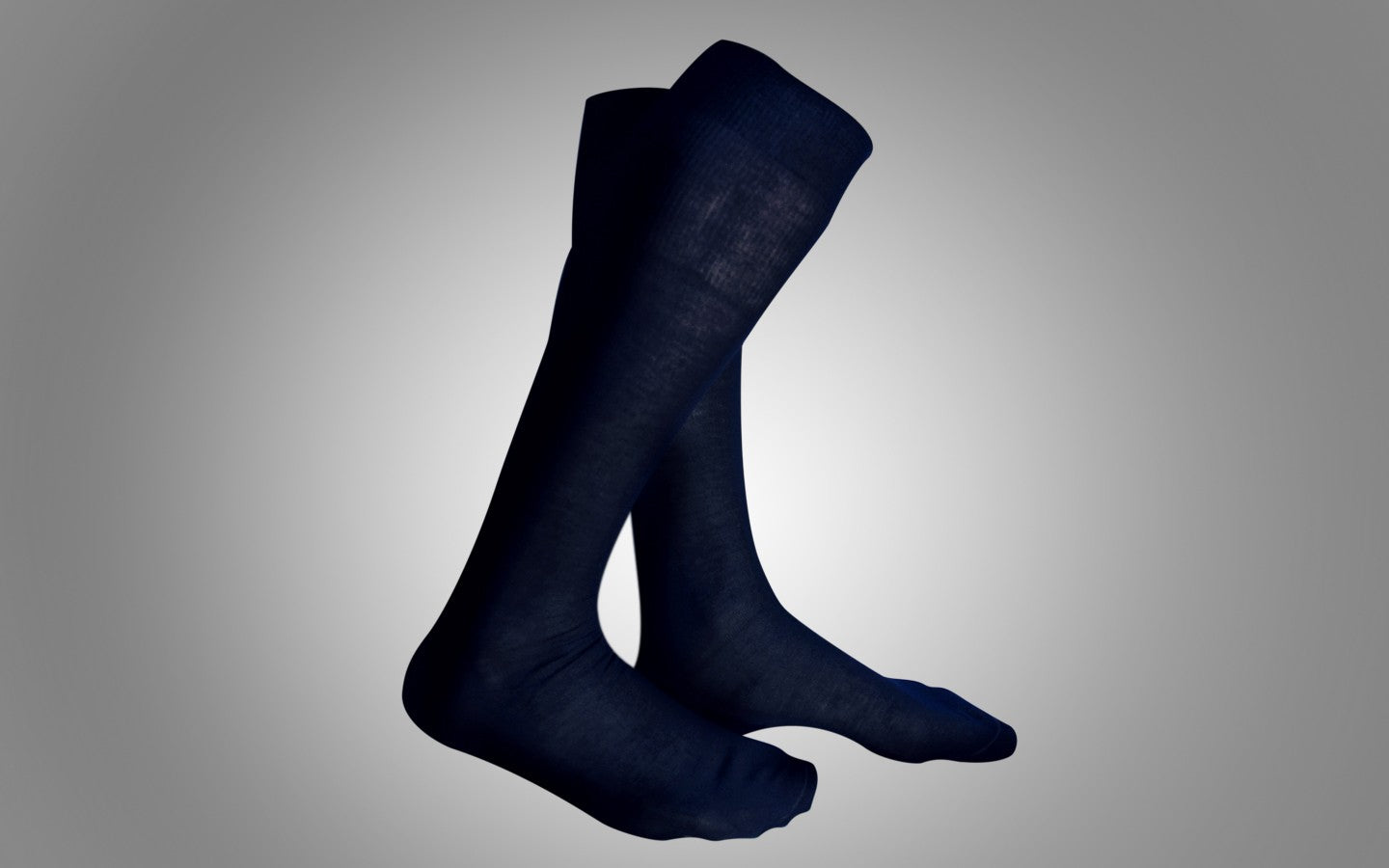 Calzini in filo di scozia lungo al ginocchio, 100% Cotone, confezione da 6 paia