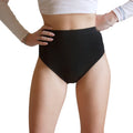 3 pz Slip Vita Alta da Donna in Microfibra, colore Nero