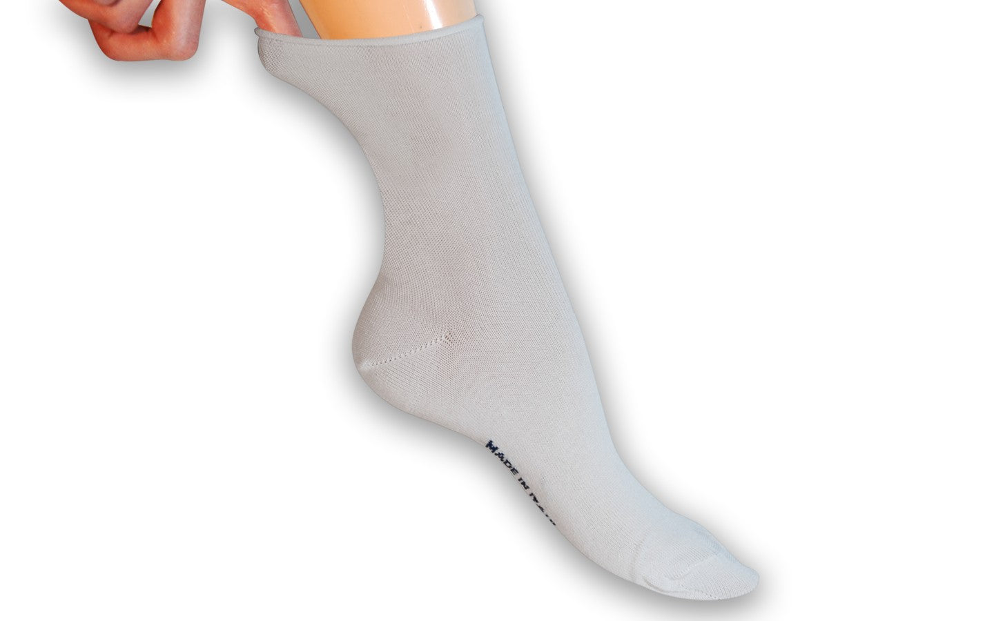 6 Paia di Calzini donna sanitari con elastico morbido e punta rimagliata senza cuciture