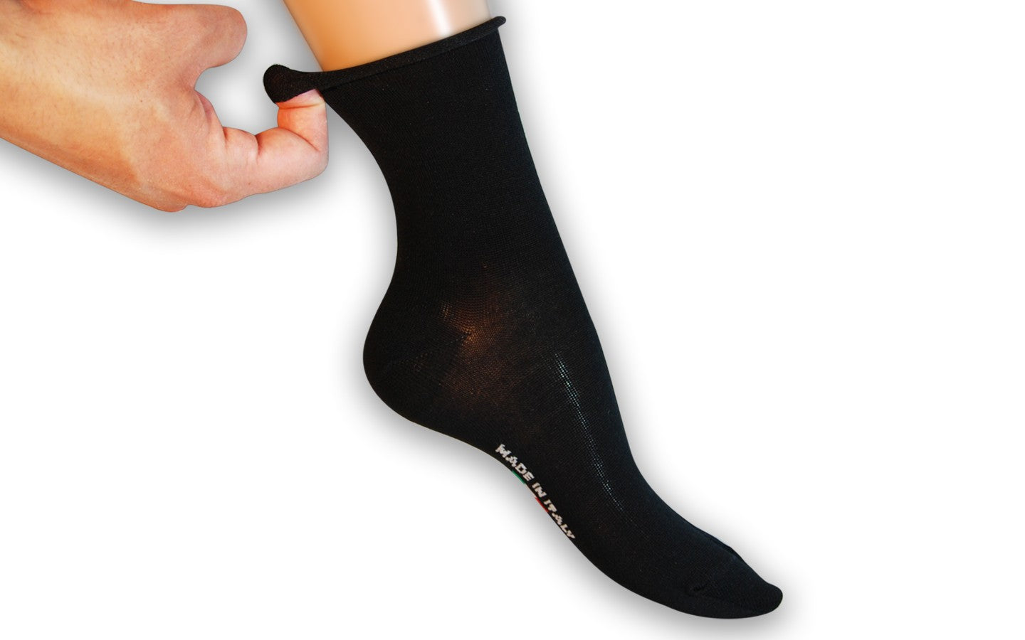 6 Paia di Calzini donna sanitari con elastico morbido e punta rimagliata senza cuciture