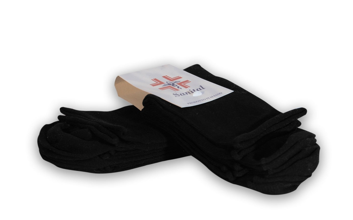 6 Paia di Calzini donna sanitari con elastico morbido e punta rimagliata senza cuciture