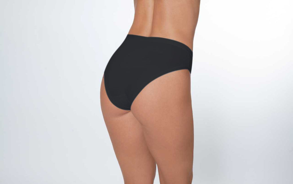 3 Slip donna a vita media in cotone elasticizzato, disponibili in vari colori