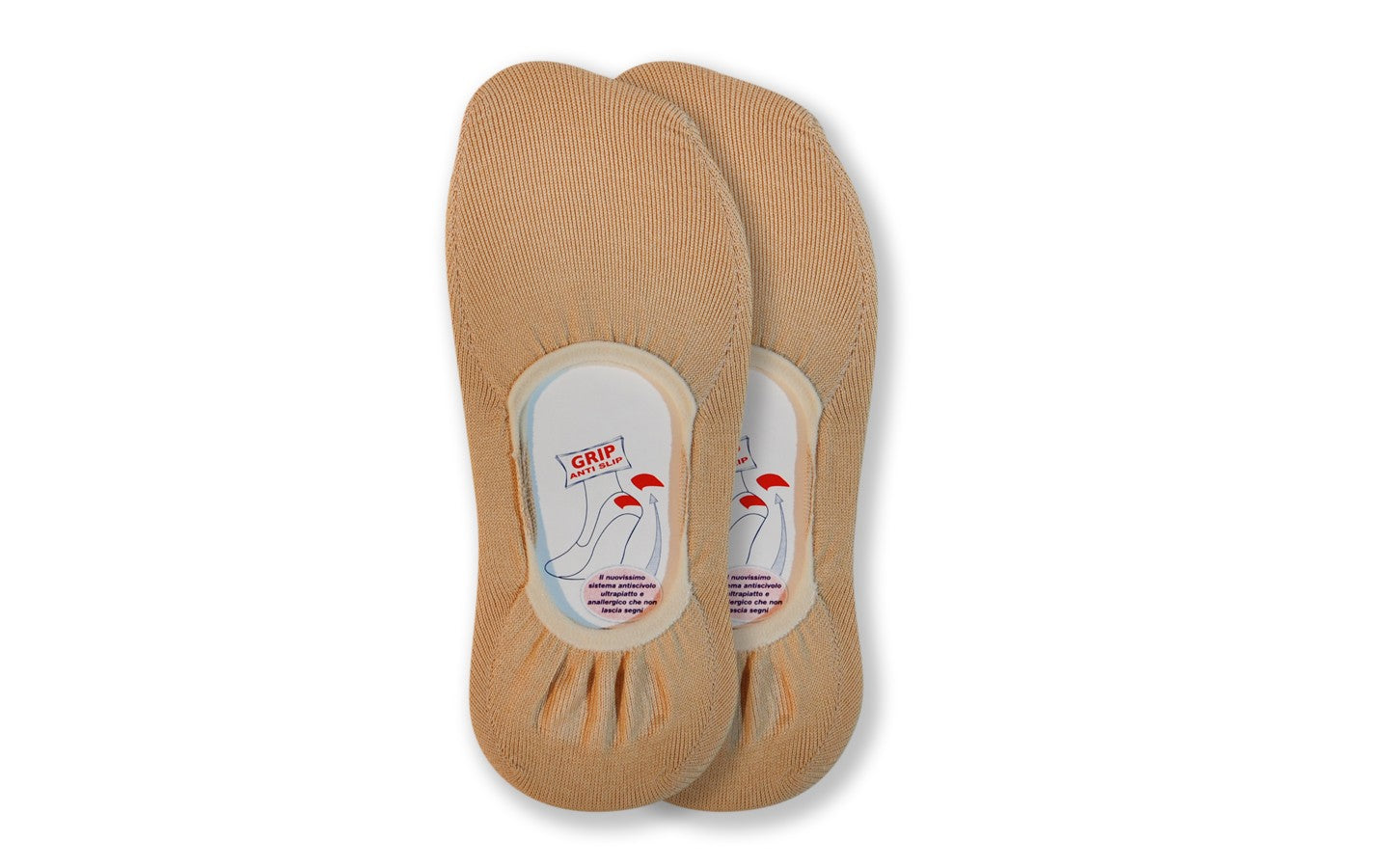 6 Paia di Calzini fantasmini unisex - salvapiede con Silicone antiscivolo sul tallone, in filo di scozia