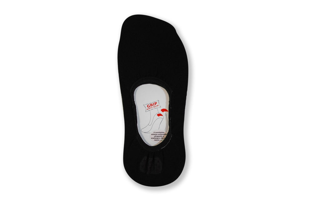 6 Paia di Calzini fantasmini unisex - salvapiede con Silicone antiscivolo sul tallone, in filo di scozia