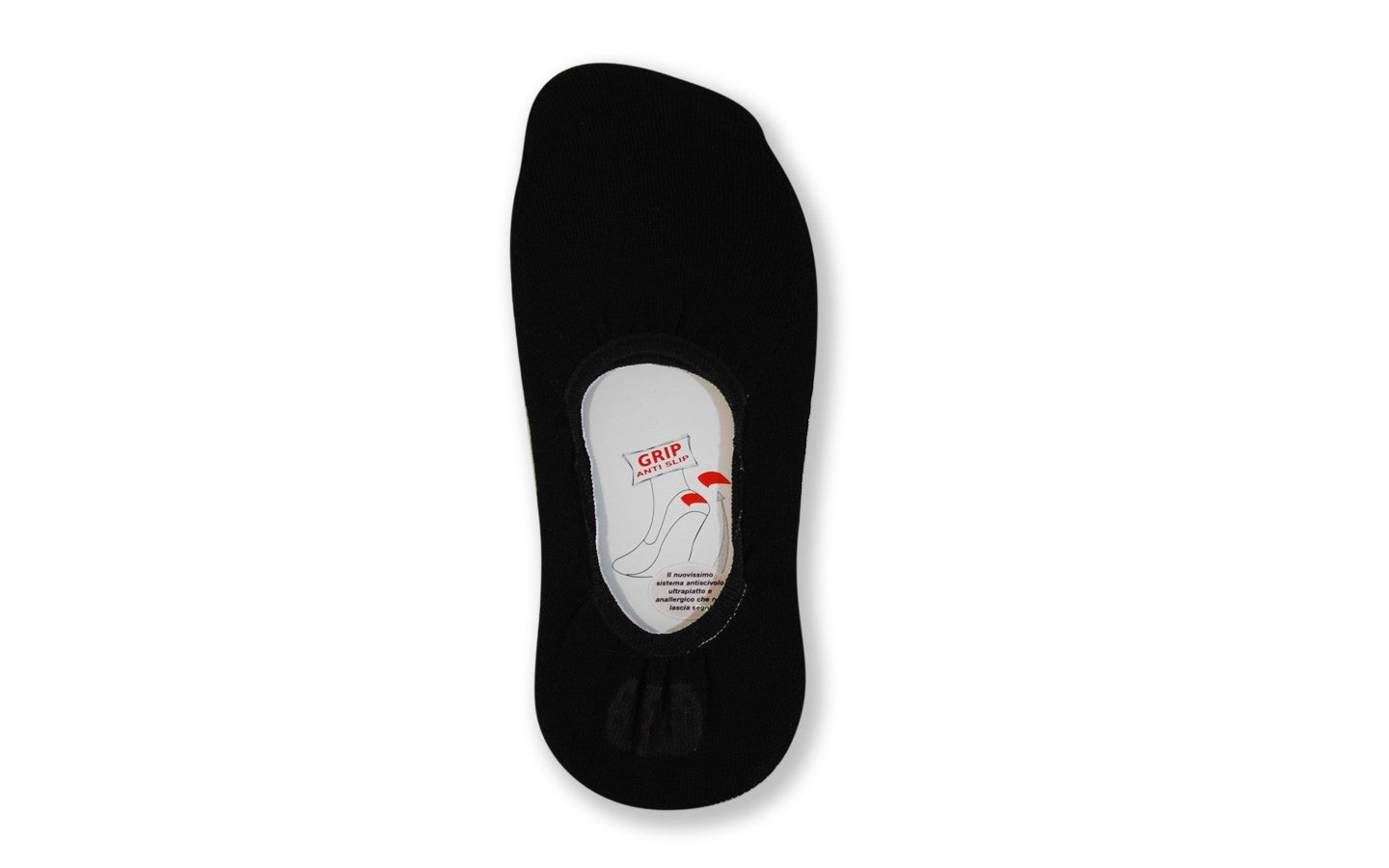 6 Paia di Calzini fantasmini unisex - salvapiede con Silicone antiscivolo sul tallone, in filo di scozia