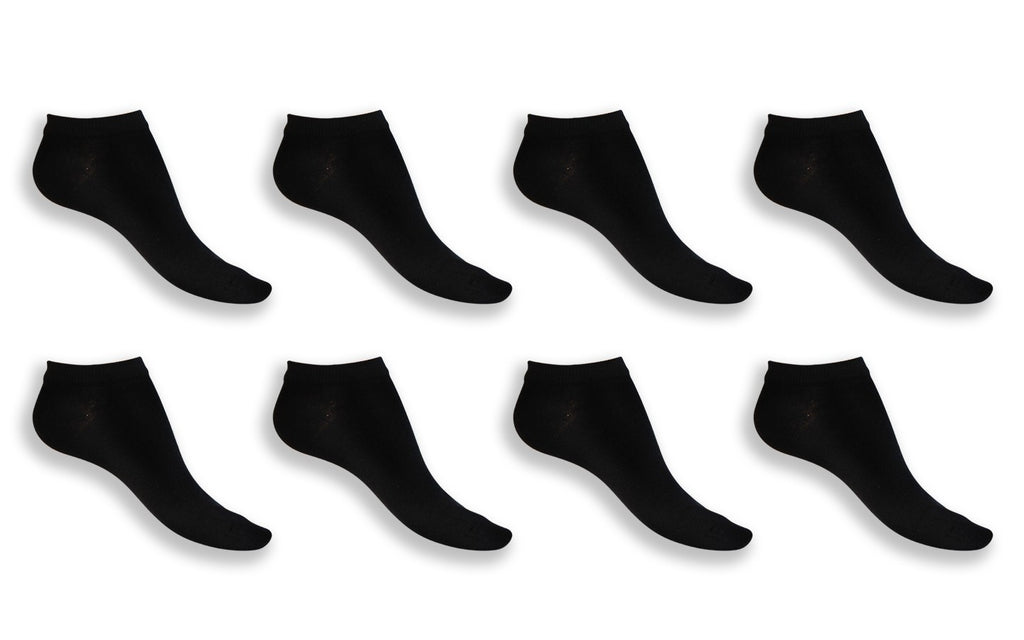 8 Paia di Fantasmini unisex in cotone traspirante, vari colori