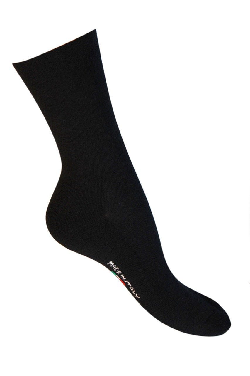 6 Paia di Calzini in cotone, modello corto al polpaccio, con rinforzo in spugna su tutta la pianta del piede