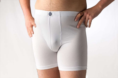 Boxer uomo conformati in cotone jersey elasticizzato, taglie forti, in diversi colori, confezione da 2 pezzi