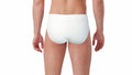 3 Slip uomo in cotone elasticizzato con elastico ricoperto, colore bianco o nero