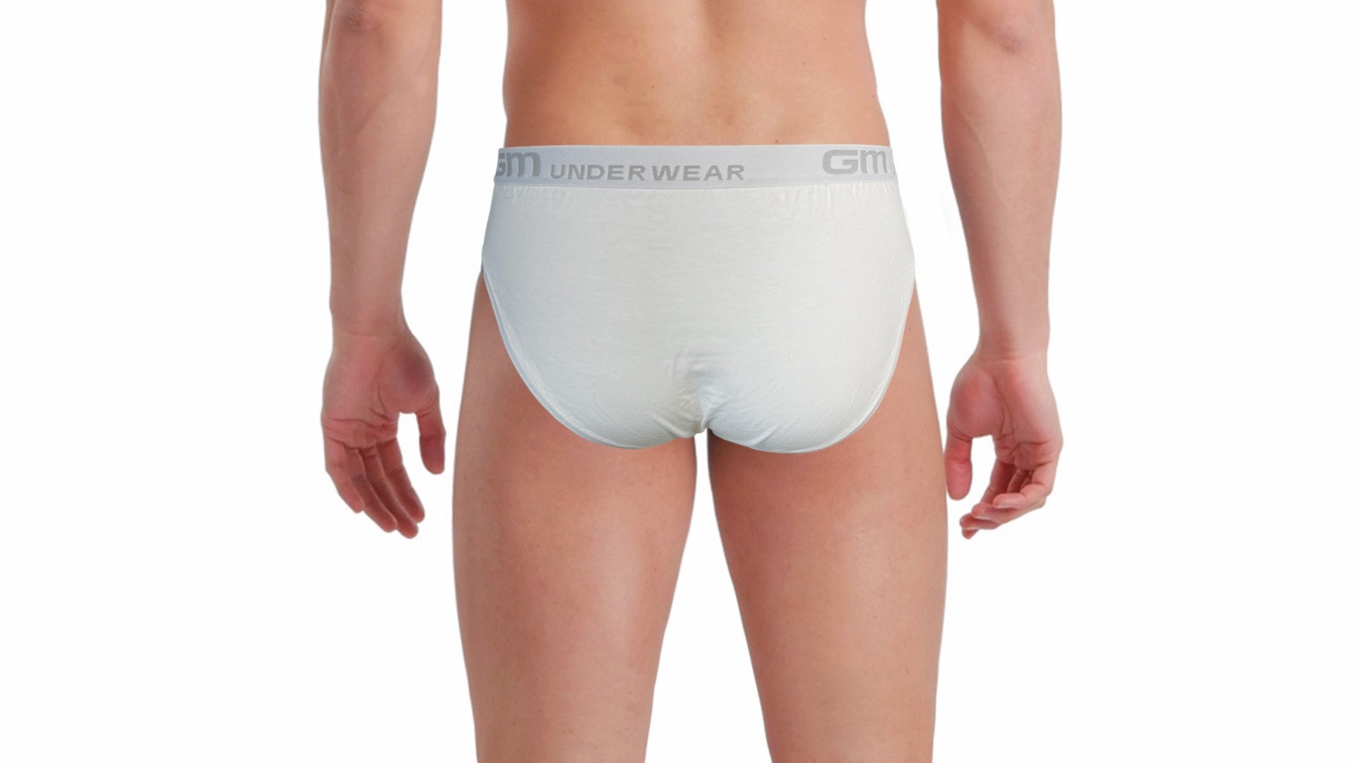 3 Slip uomo in cotone elasticizzato con elastico esterno a vista, colore bianco o nero