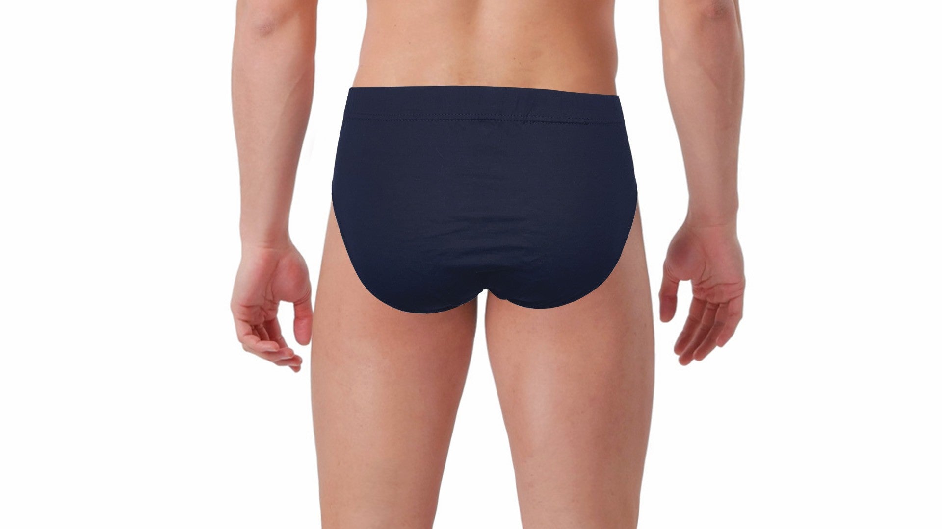 3 Slip uomo in 100% cotone con elastico ricoperto, disponibile in diversi colori