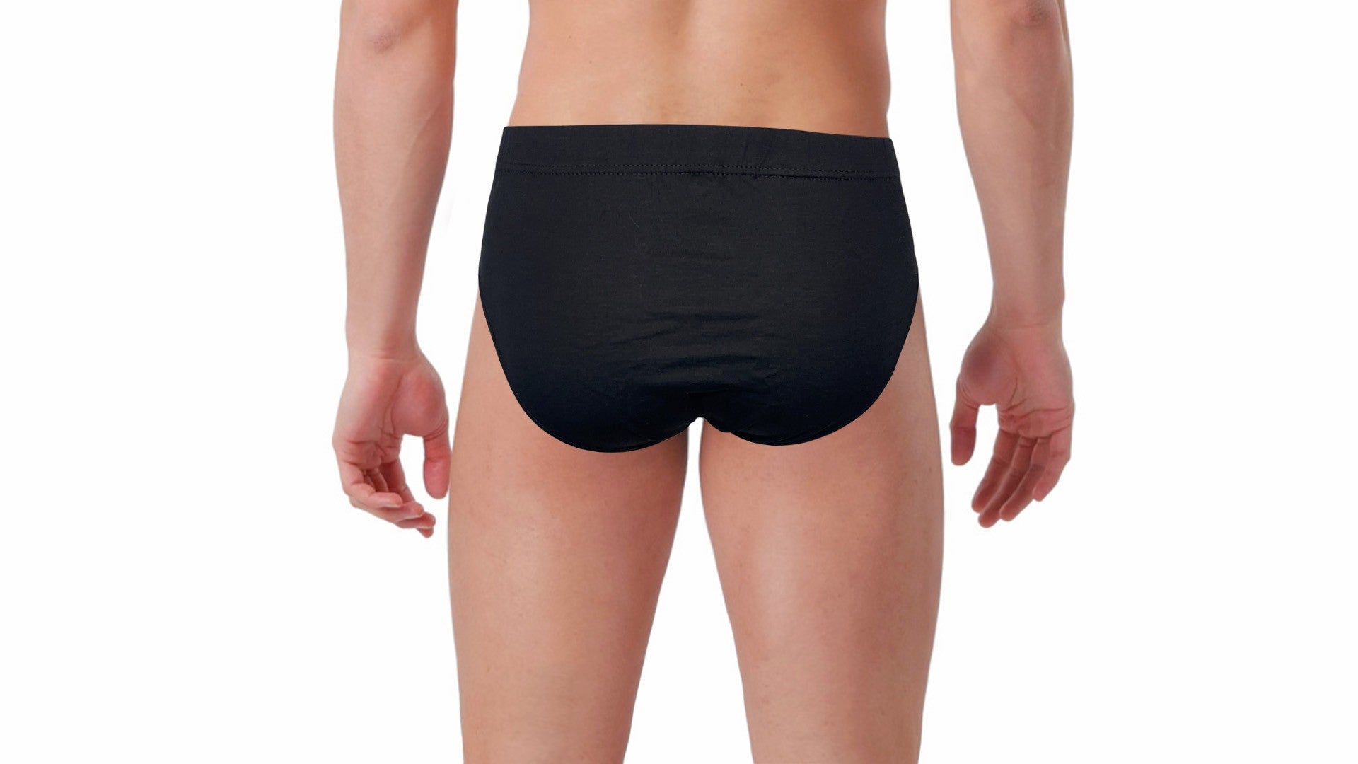 3 Slip uomo in 100% cotone con elastico ricoperto, disponibile in diversi colori