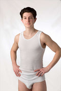 2 Canotte uomo in 100% cotone a maglia rasata