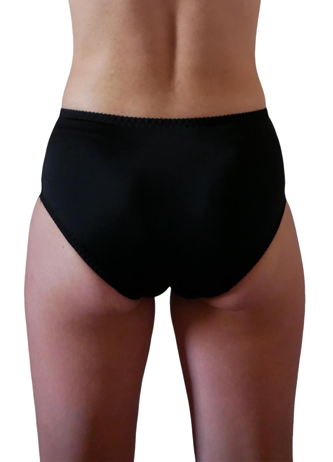 Guainetta a vita alta, modellante e contenitiva con inserto in pizzo