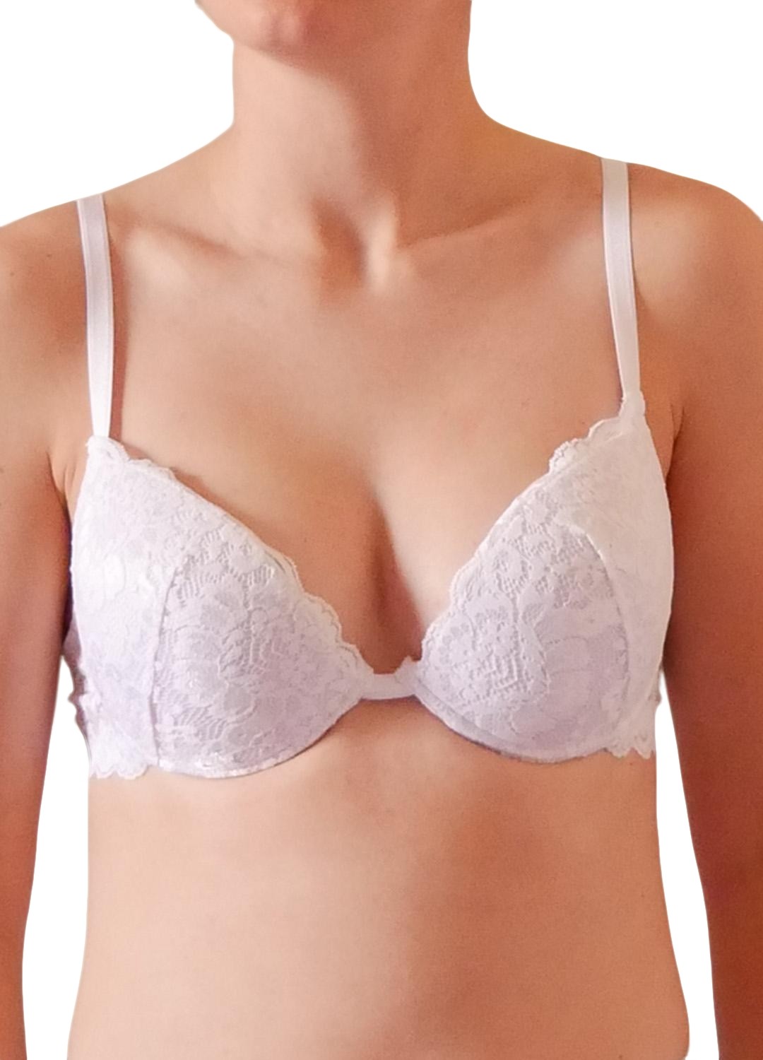 Reggiseno con ferretto in pizzo con leggera imbottitura