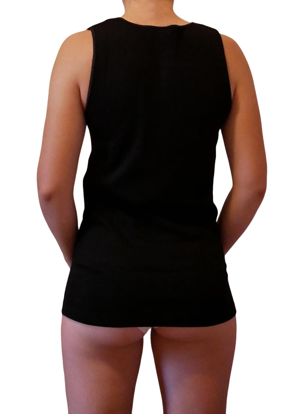 2 Canotte donna a Spalla Larga in 100% cotone