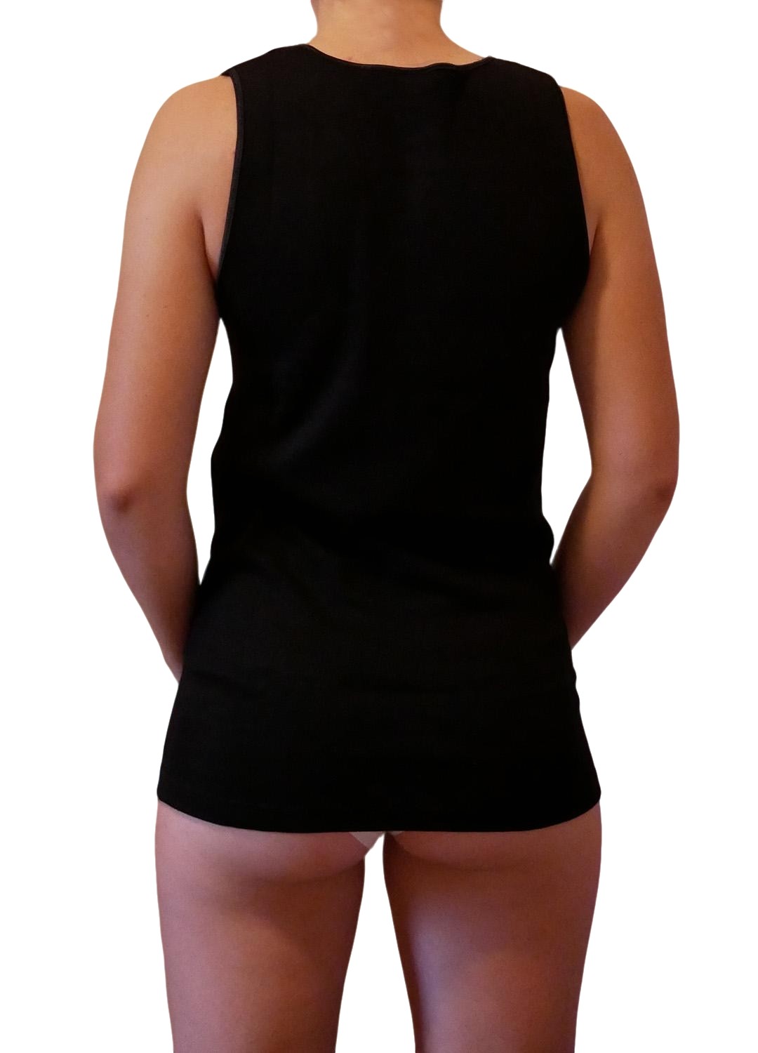 2 Canotte donna a Spalla Larga in 100% cotone