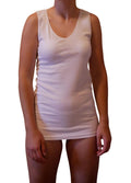 2 Canotte donna a Spalla Larga in 100% cotone