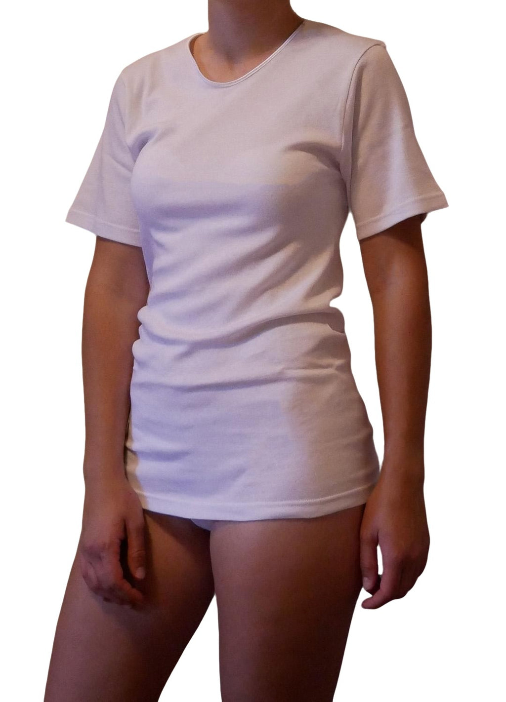2 Maglie donna a mezza manica in caldo cotone