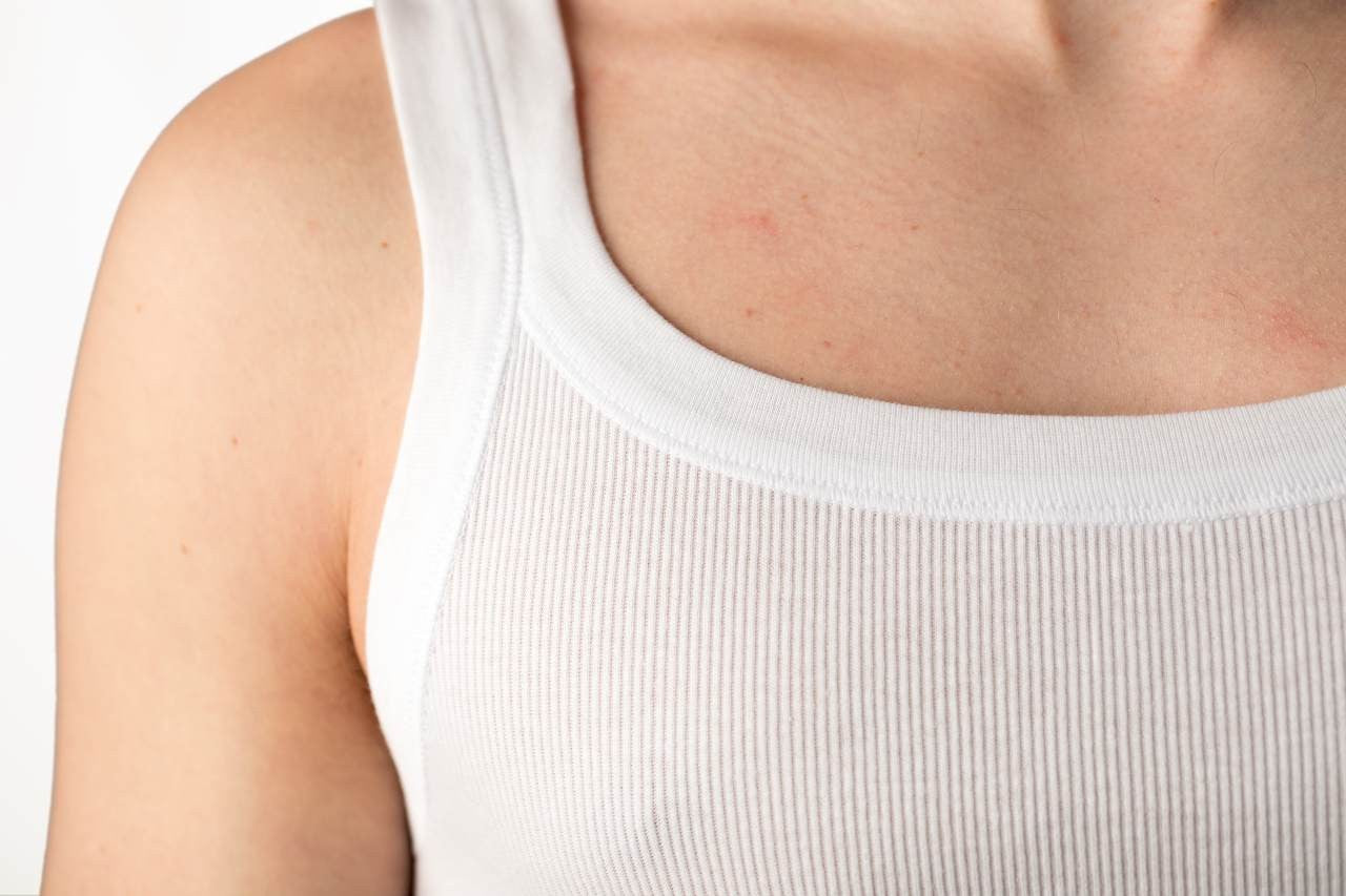 2 Canotte uomo a coste in 100% cotone, con spalla stretta