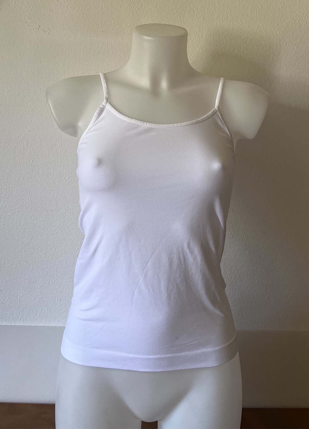 Canotta donna a spalla stretta in Microfibra