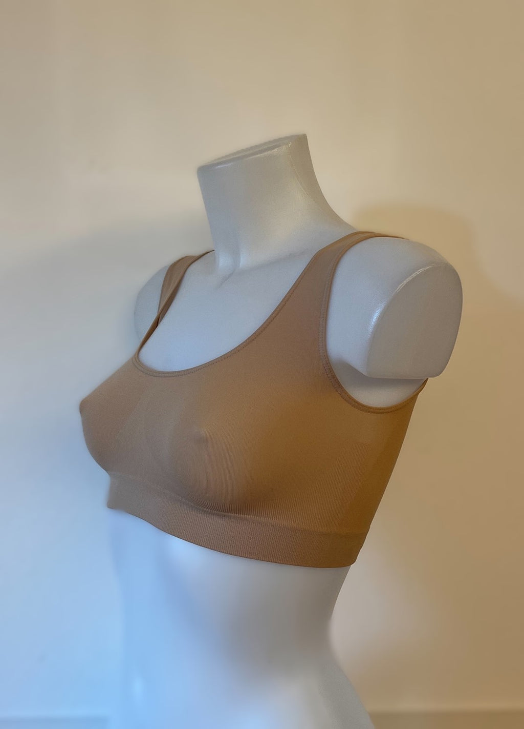 Brassiere a spalla larga in Microfibra senza ferretto