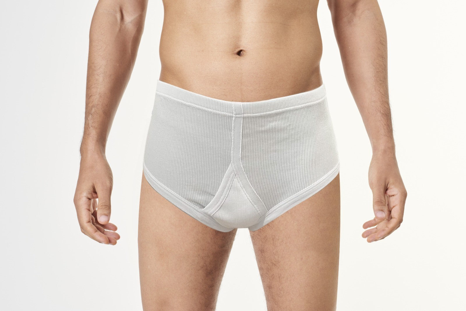 Slip uomo modello classico in 100 % Cotone a costine, confezione da 3 pezzi
