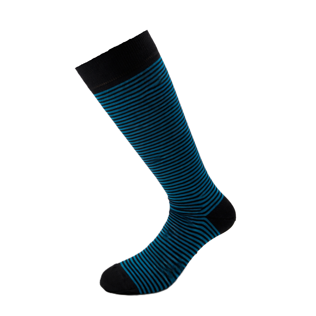 Calzini Uomo Lunghi al Ginocchio Fantasia Pois e Righe in Cotone Elasticizzato – Eleganti, Made in Italy (6 Paia)